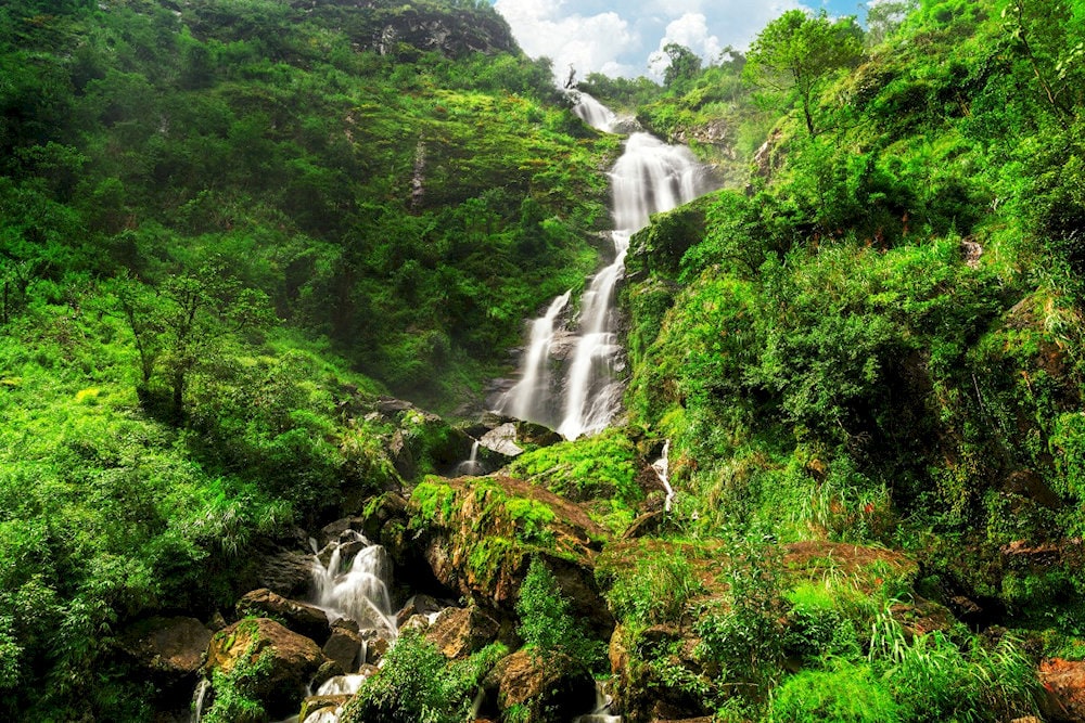 Visitors can capture worthy photos and videos during their journey at the Love Waterfall Sapa